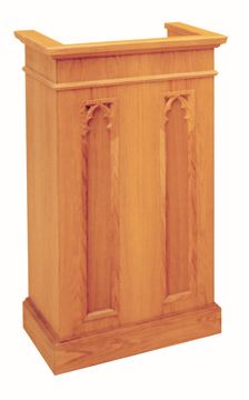 Lectern 1220 Two Interior Shelves 25 W
